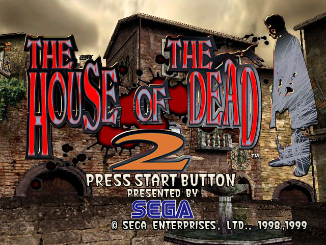 The House of the Dead 2 Title Screen